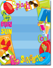 Paper So Pretty - Blank Designer Papers (Cool Summer) (DP1010)